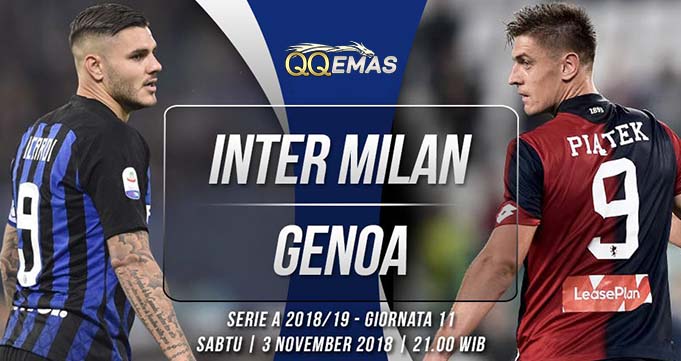 Prediksi Bola Inter Milan Vs Genoa 3 November 2018