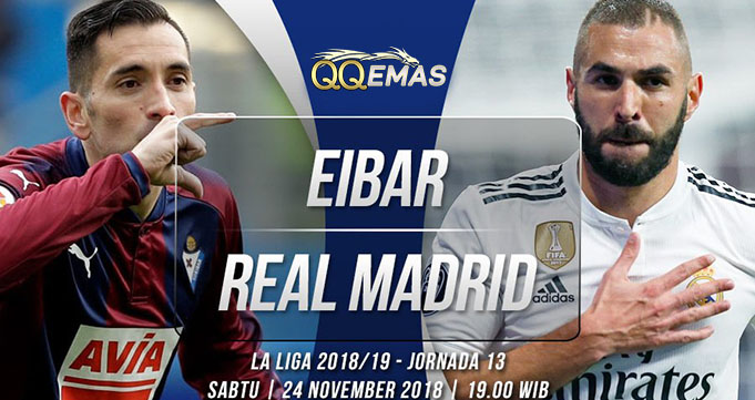 Prediski Bola Eibar Vs Real Madrid 24 November 2018