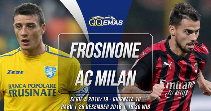 Prediksi Bola Frosinone Vs AC Milan 26 Desember 2018