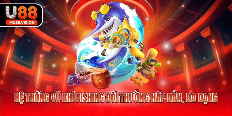 he thong vu khi fishing doi thuong hap dan da dang Hệ thống vũ khí fishing đổi thưởng hấp dẫn, đa dạng