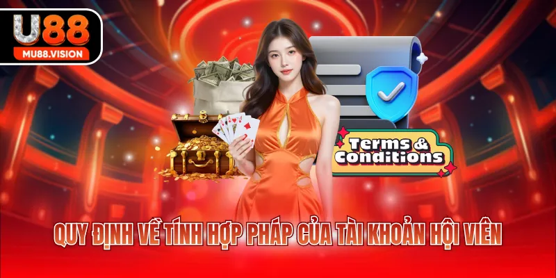 quy dinh ve tinh hop phap cua tai khoan hoi vien Quy định về tính hợp pháp của tài khoản hội viên