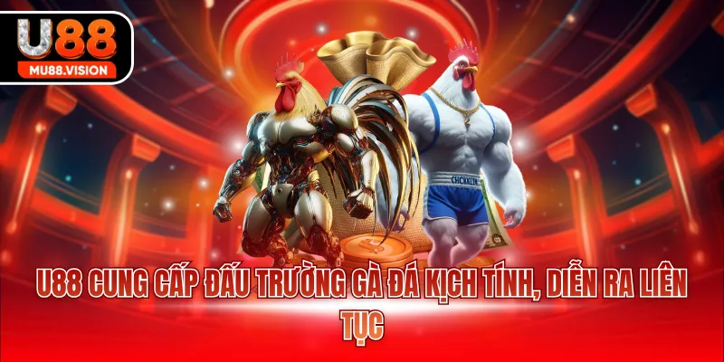 u88 cung cap dau truong ga da kich tinh dien ra lien tuc U88 cung cấp đấu trường gà đá kịch tính, diễn ra liên tục