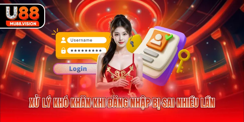 Xử lý khó khăn khi đăng nhập bị sai nhiều lần